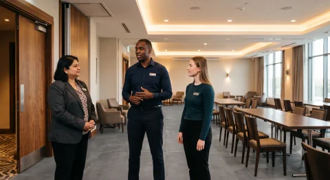 How venue booking software can help hotel staff turnover