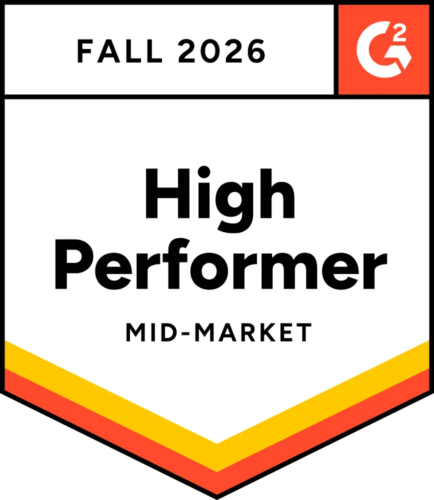 G2 Fall 2026 High Performer Mid-Market